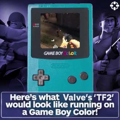 What TF2 would look like running on the Game Boy Colour (OC, Read comments)