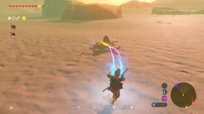 Over 400 hours of this game and I only now wondered what would happen if I did this. I now love boomerangs.