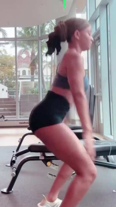 In the gym on Ig