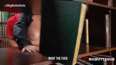 Angela White &amp;amp; Kendra Sunderland &ndash; Can I Join Your Sneaky Public Library Sex?