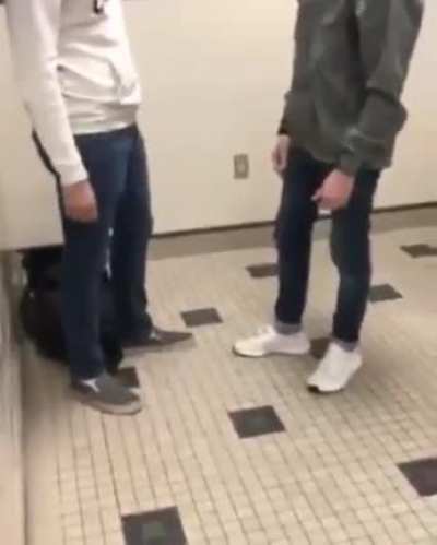 Ginger Skinny-legged Bully Gets Smashed
