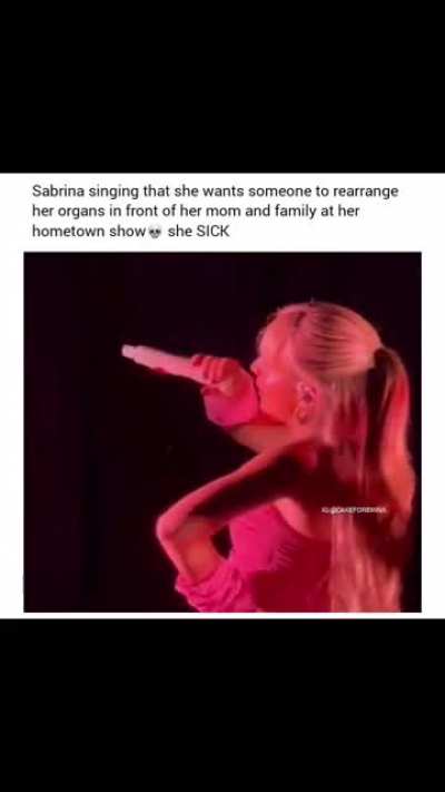 I would be first in line to rearrange her organs and make her hard to walk