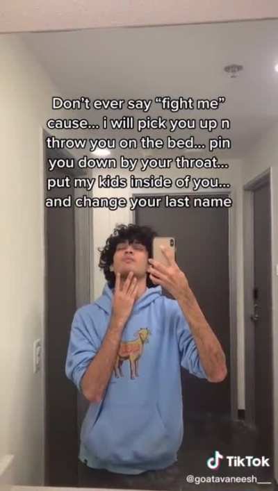 Avaneesh threatens you with rape 😳