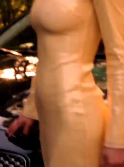 Alexandra Daddario in a tight dress