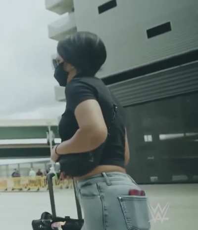 Bayley in jeans