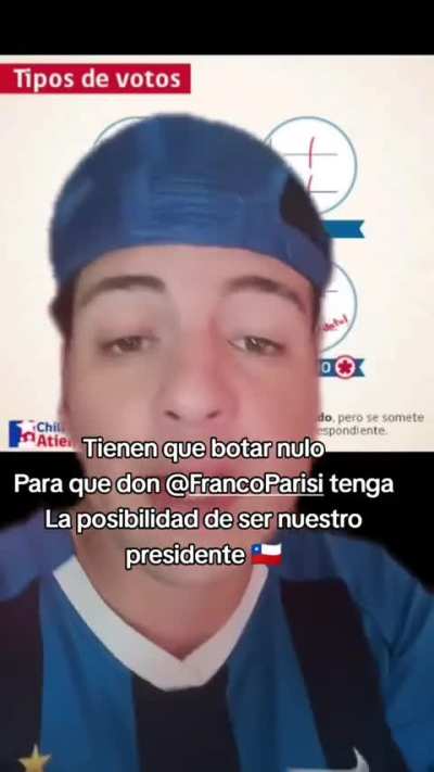 Votante de Parisi nos ense&ntilde;a a elegir a Parisi aunque no est&eacute; en segunda vuelta.