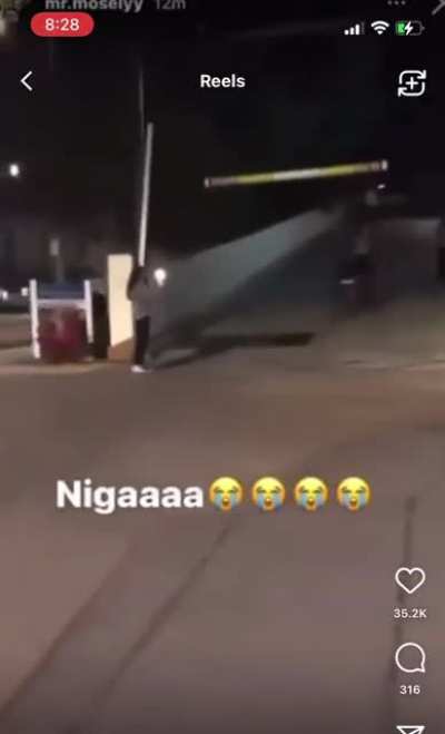 Let's hope the Stop Sign 🛑 stopped them