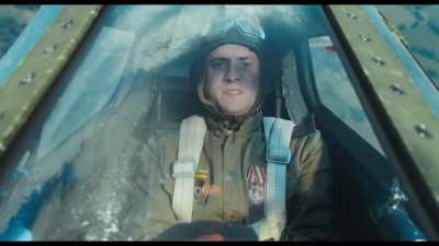Сцена воздушного сражения из фильма "Девятаев"