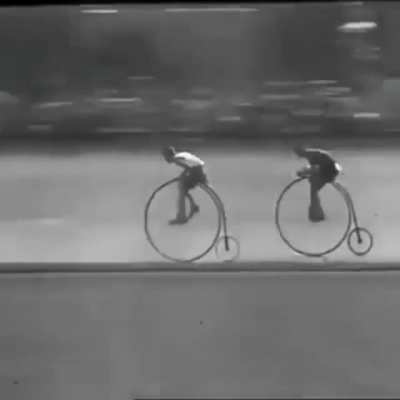 Competitive cycling, nearly a century ago in 1920