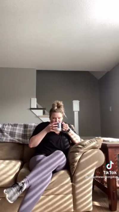 Trying not to spill