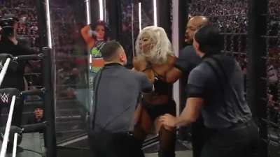Jade Cargill's return &amp;amp; attack on Naomi at Elimination Chamber last year