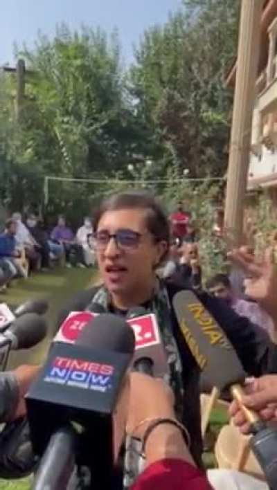 Her Kashmiri Pandit Father has been murdered by Islamic Terrorists and she proudly claims "her being a Hindu, she has read Quran" and quotes it.. and wants to have a debate with the Terrorist who killed her Father. You can take Hinduism out of a Hindu, Bu