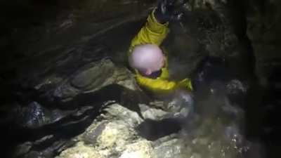 "Getting Stuck in 'The Tube'- Lost Johns Cave"