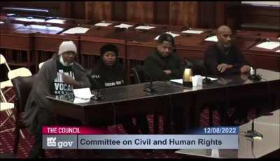 At an NYC city hall event on civil &amp;amp; human rights a man goes on an anti Asian rant