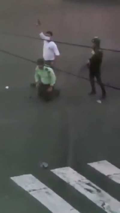 Iran's "police" straight up open fire on protesting civilians who demand their rights. Massacre happening... network partially shut down. Please share! For freedom, for women, for humanity!