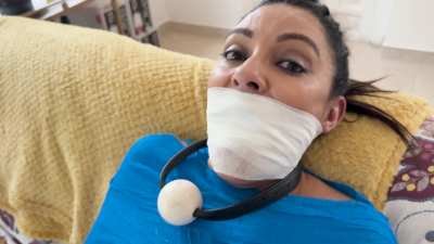Vet Wrapped Mummified Lola Lu Gets Intense Foot Worship Tickled Sock Gagged And Wanded