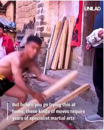 Kung Fu fighter, goes by TikTok handle - "mosstacx", shows off his incredible strength, demonstrating more of his One-Inch Punch technique &amp;amp; more!