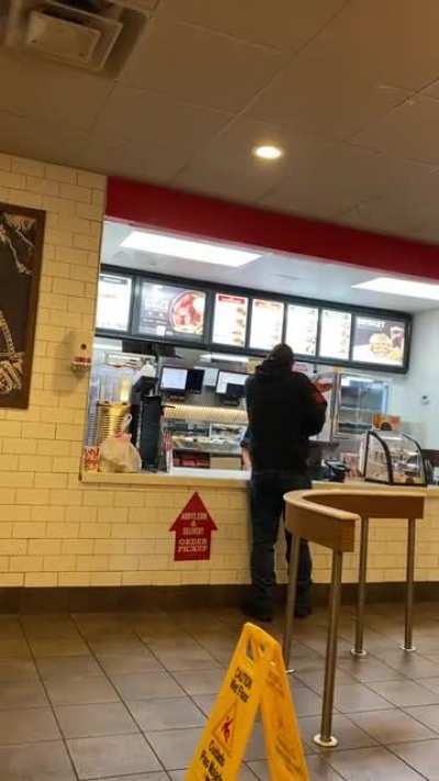 Chad runs into Arby&rsquo;s to freak out about his raw chicken sandwich.