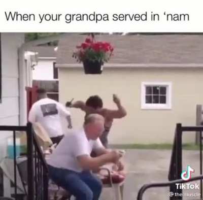 Gramps barely flinched
