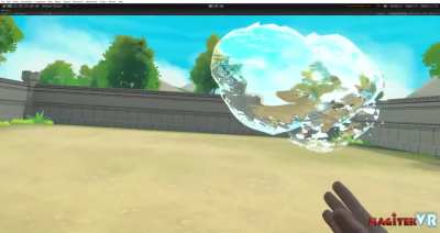 Water bending in VR