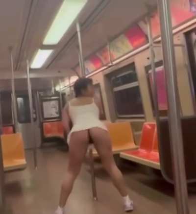 On the subway
