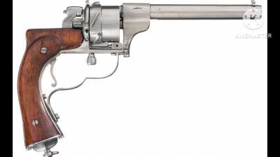 Cursed guns with Big iron in the background