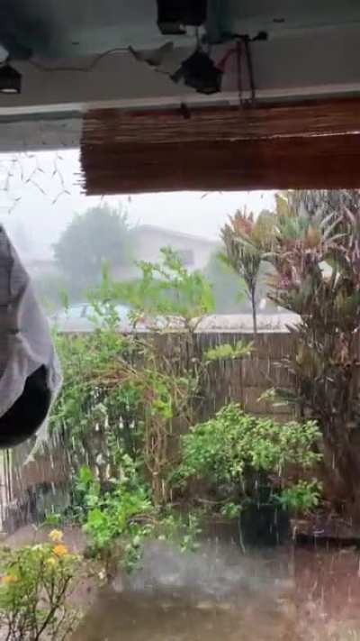 Raining like crazy here in Hawaii. This is in Pearl City