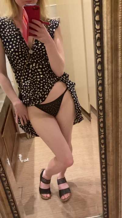 Just a cheeky flash 