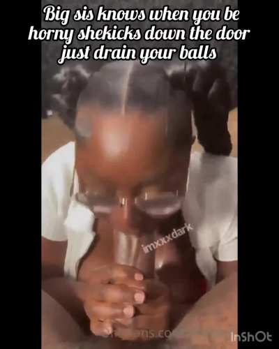 She loves draining your balls
