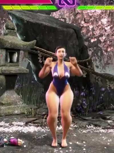 SF6 Chun-Li swimsuit mod by @Punishere1_