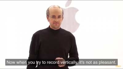 Don&rsquo;t record vertically please