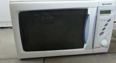 So I had to destroy my old credit card, the efficiency of the microwave scared me.