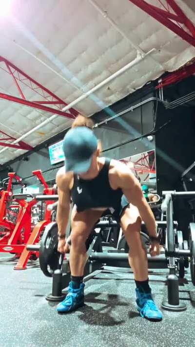 RDL's and squats at this shrug machine are something to add to your exercise bucket list