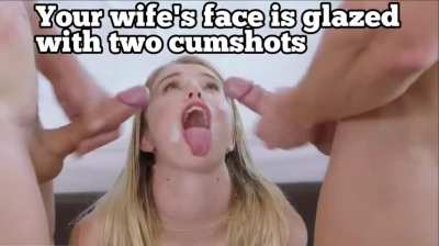 It's your job to clean her face