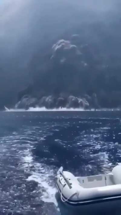 The Stromboli volcanic eruption