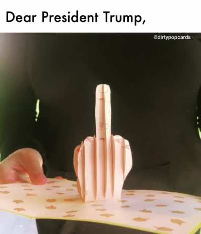 Send a &ldquo;F*CK YOU&rdquo; card to President Trump for free&mdash; the only cost is shipping, which is 85 cents. * Details in comments
