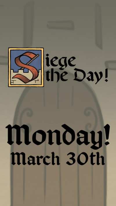 New medieval animation- trailer dropping Monday!