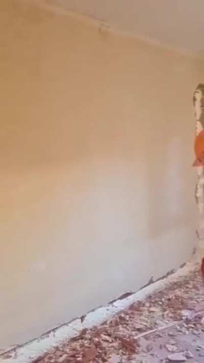 Kicking down a wall