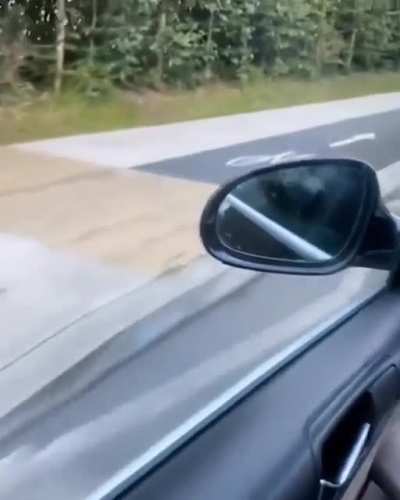 "Go on, take them on the bonnet, it's not illegal"