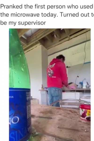A perfectly executed prank.