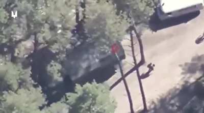 Drone work of the Ukrainian Special Operations Forces on Russian engineering equipment and HIMARS adjustments on crossings and pontoons in the Kursk region [21 Aug 2024]