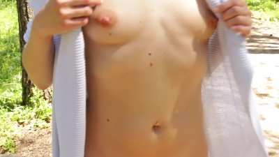 Flashing Naked Body