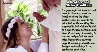 The Bride Must Say Goodbye to Her Brother (in a different way)
