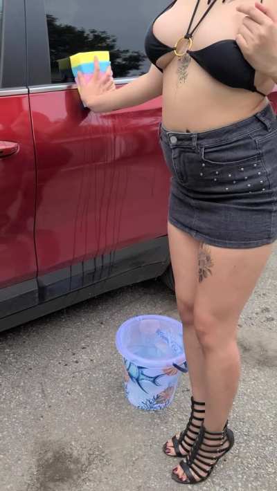 Anyone need a car wash?