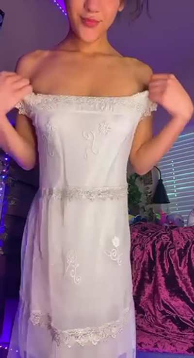 Wanna watch my tits bounce while I’m on top?