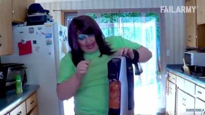Tim Dillon does a soda.