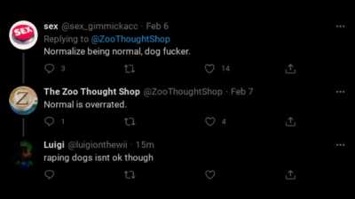 zoophilia is not good
