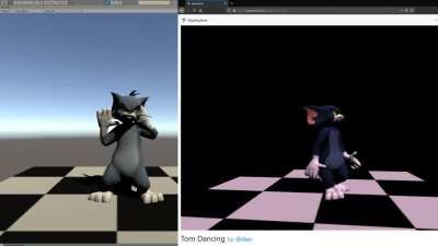 Live Streaming Mesh Deformations From Unity to WebXR