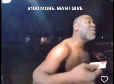 I got $100