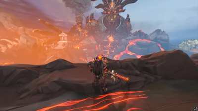New fire giant spawn animation